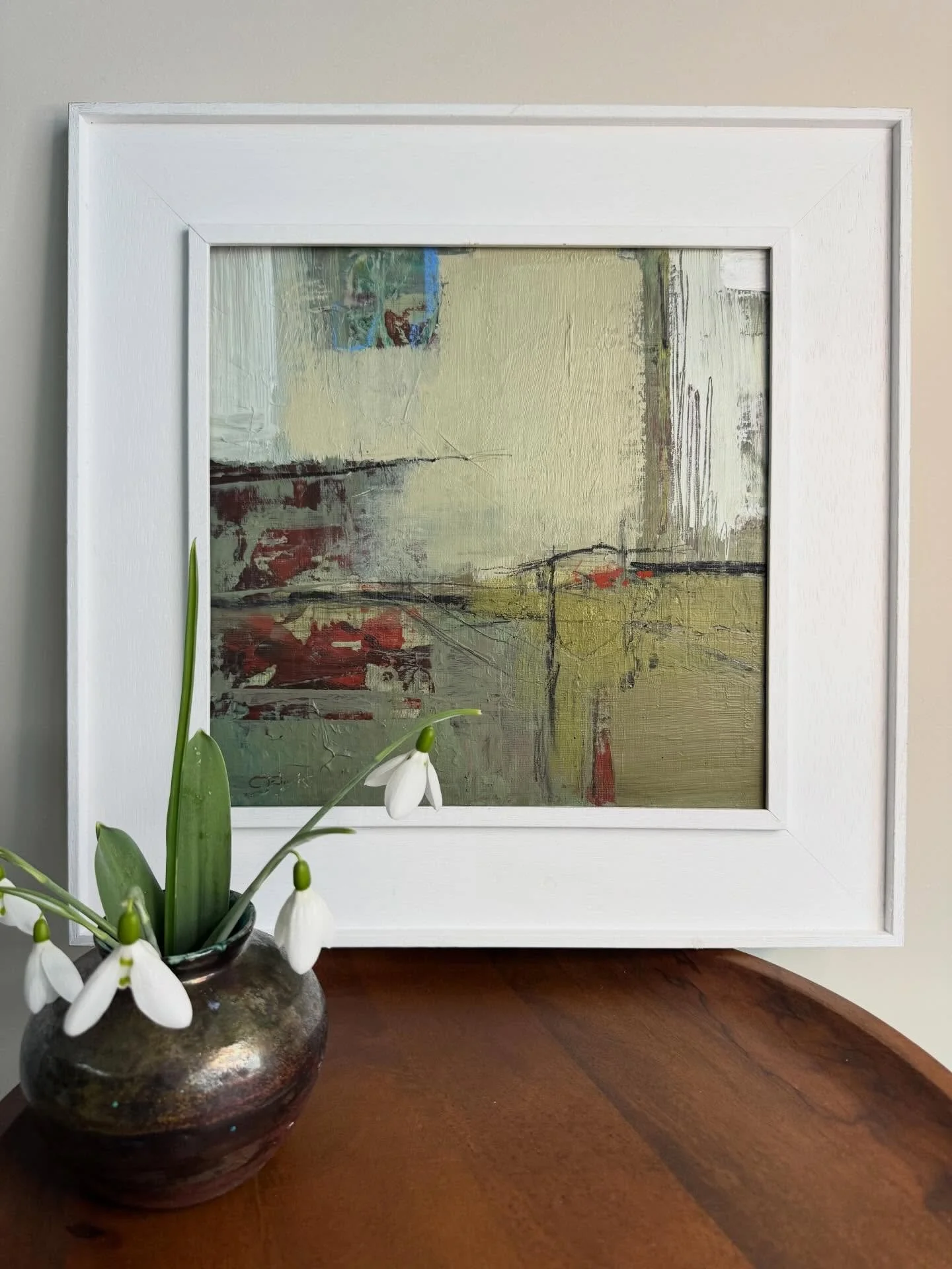 Ending the week with a little one that has filled me with joy

Last year I had the total pleasure of spending 5 fabulous days on a @davidmankinart course in beautiful Devon and I felt at the time there had been a shift not in my work but in my abilit