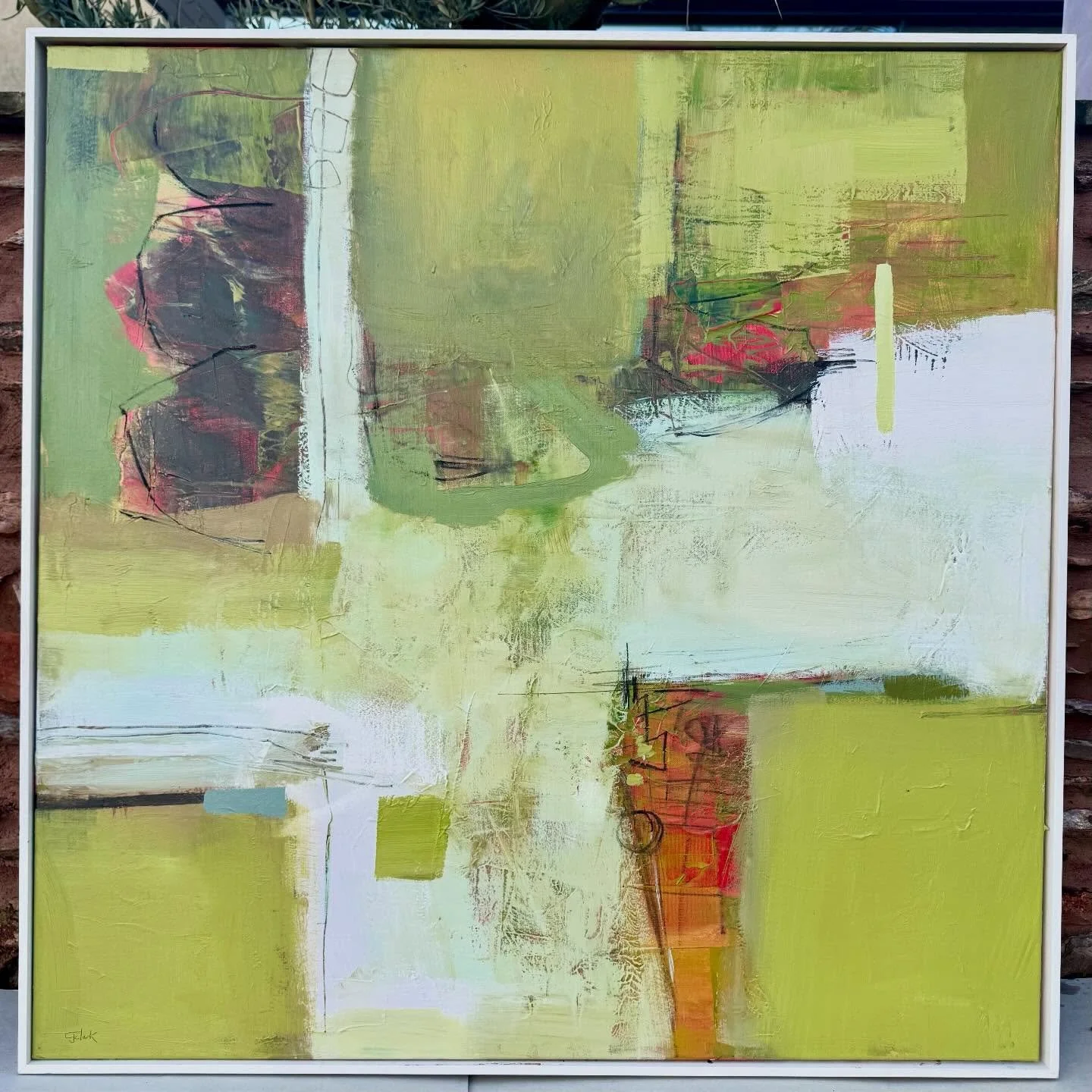 The Brave Path

Yes the green of Somerset (especially with this incessant rain!) has definitely inspired this one - moss is definitely abundant everywhere I look at the moment.

104x104cm
Acrylic and mixed media

#contemporaryabstract #somersetpainti