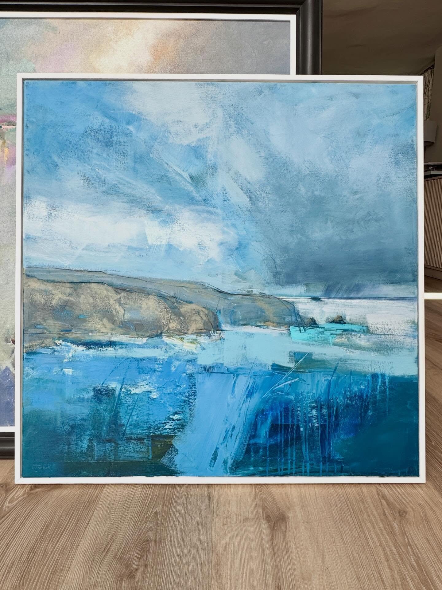 Can&rsquo;t resist a seascape and starting a new series of coastal inspired works some of which will be heading for the beautiful @tonicgallerysalcombe 

The exhibition is in May so hopefully the sun will be out in the fabulous Salcombe estuary and y