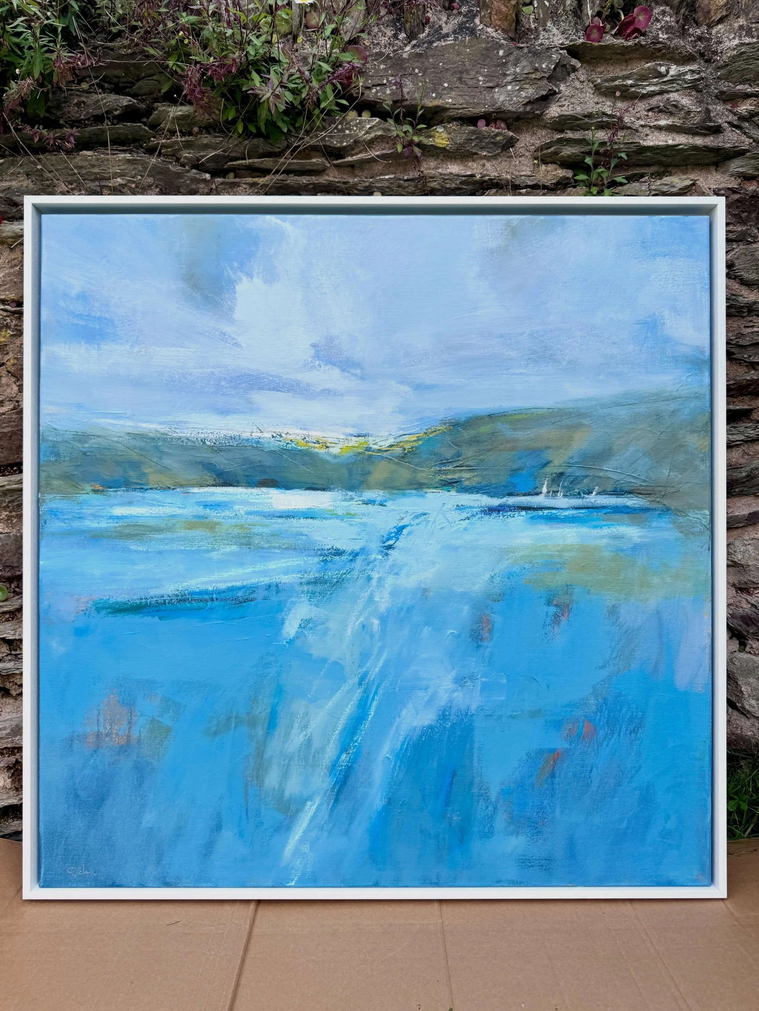 Who wouldn&rsquo;t want a bit of this coast on a hot and sunny bank holiday weekend!

You will definitely get a warm welcome from the beautiful @tonicgallerysalcombe 
PV on Friday 22nd May 

Colour and Light 
 
20 new paintings to see all inspired by