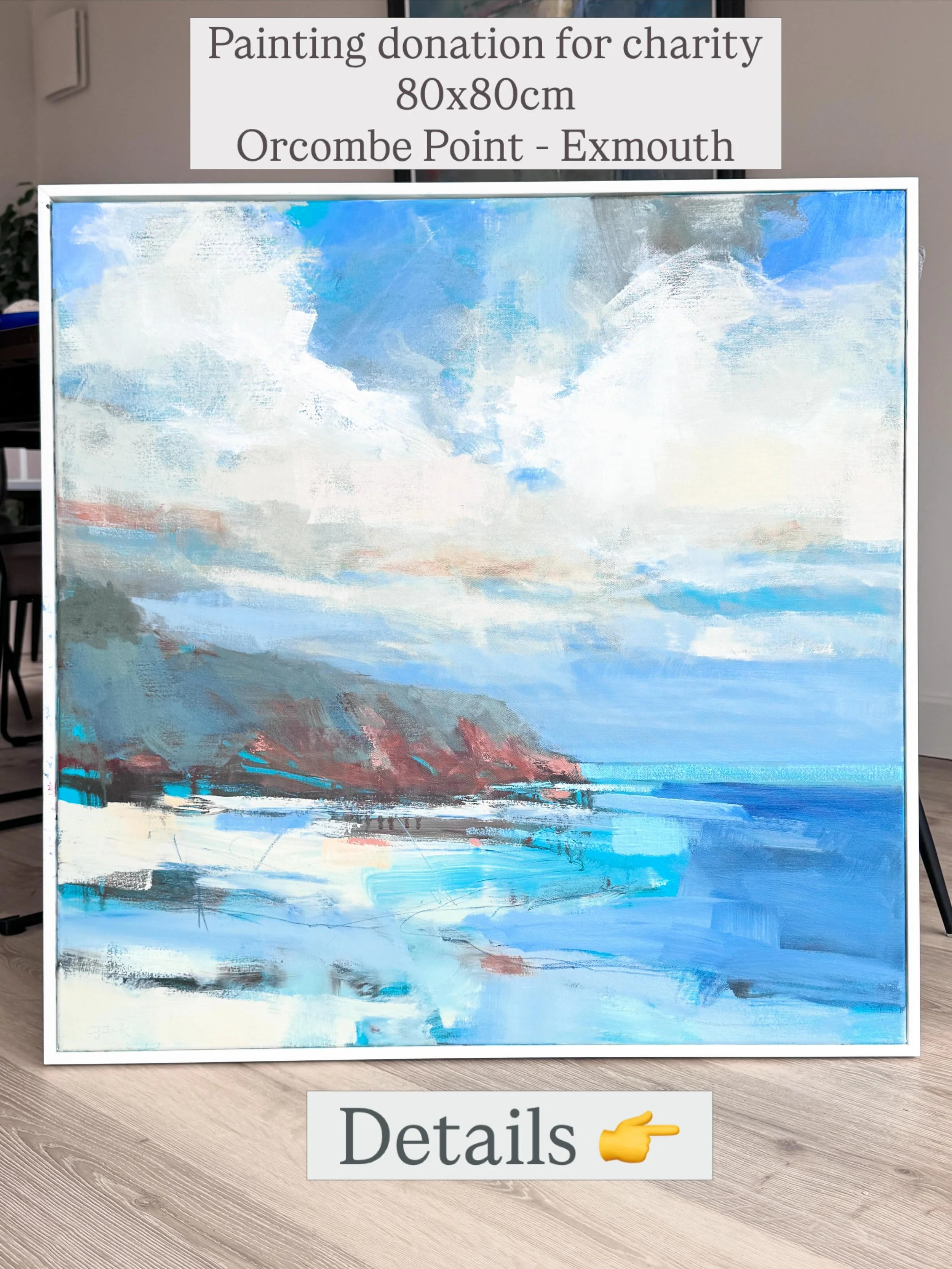 Very special commission painting as a charity donation for some wonderful local charities 

All fantastically organised by @exeterpropertyball and will be held at the wonderful @dartsfarm &hellip;..which if you haven&rsquo;t been is amazing 🤩!

Hope