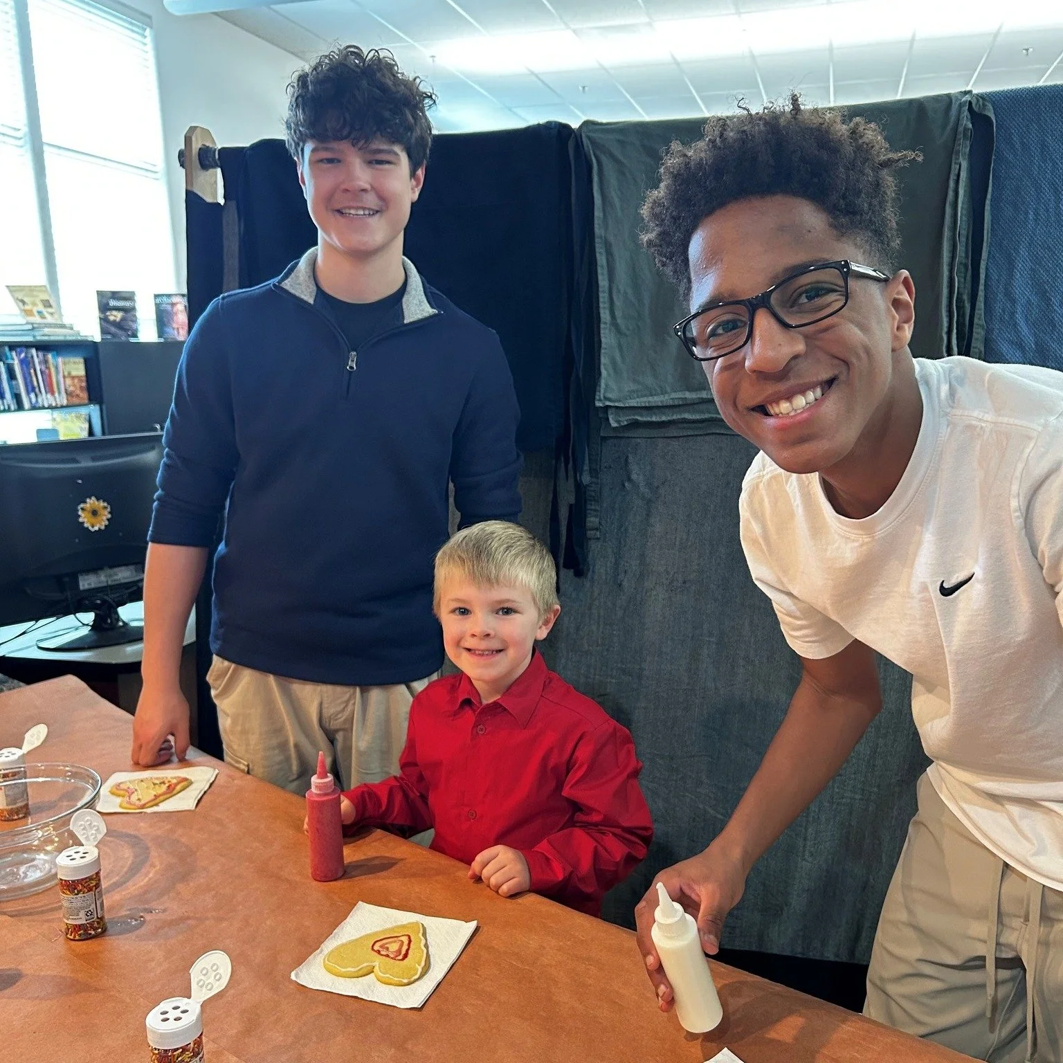 Today was MVM&rsquo;s annual Valentine&rsquo;s Day party, hosted by our Adolescent Community students for the kindergarteners! 
The afternoon was filled with laughter and joy as students enjoyed games, cookie decorating, bracelet making, and festive 
