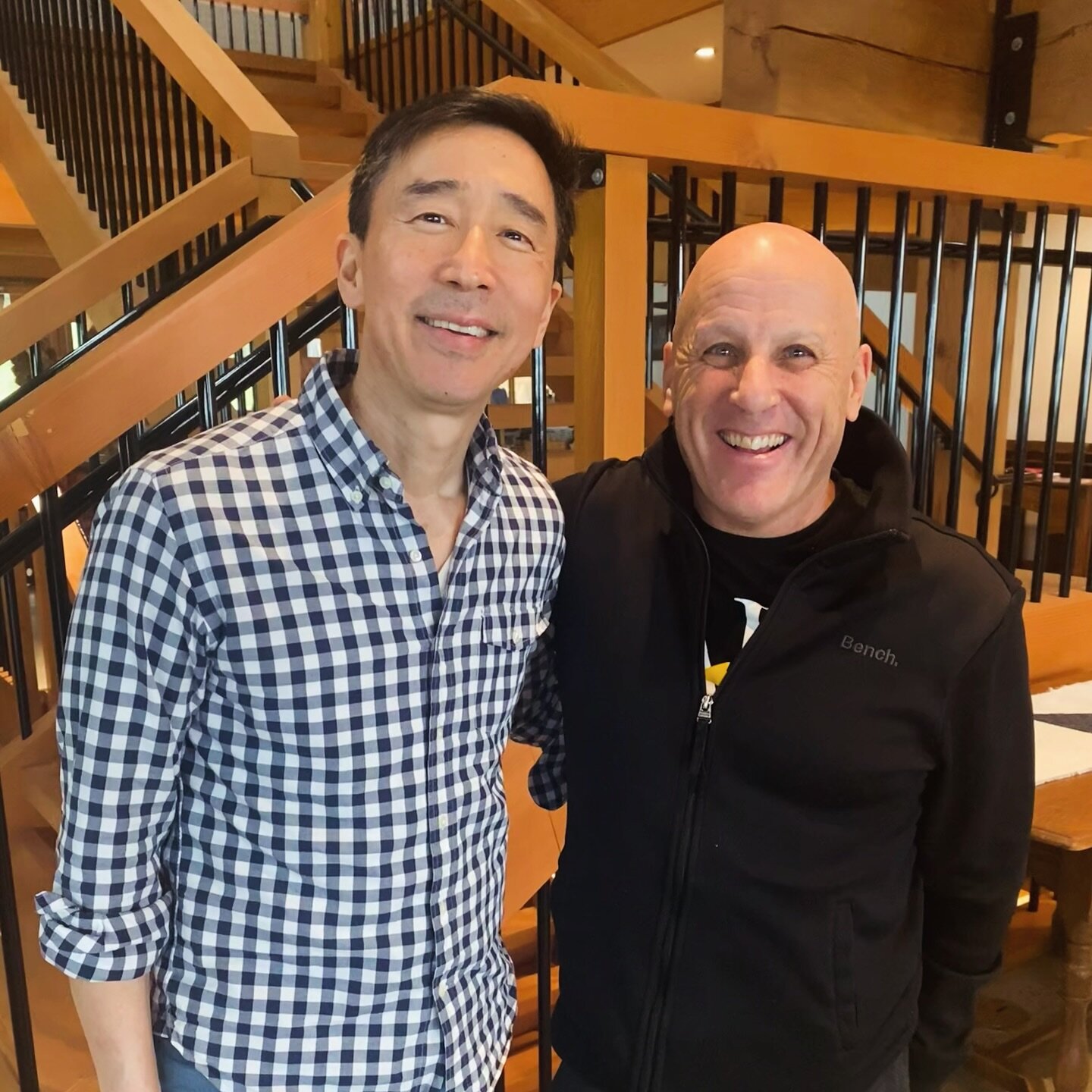 Two legends have arrived here at Barnabas Landing, here to teach and lead 60 Young Adults who will be gathering here on the island in just a few hours time.

We are so grateful to have Ken Shigematsu and Mark Buchanan with us at Barnabas. These gentl