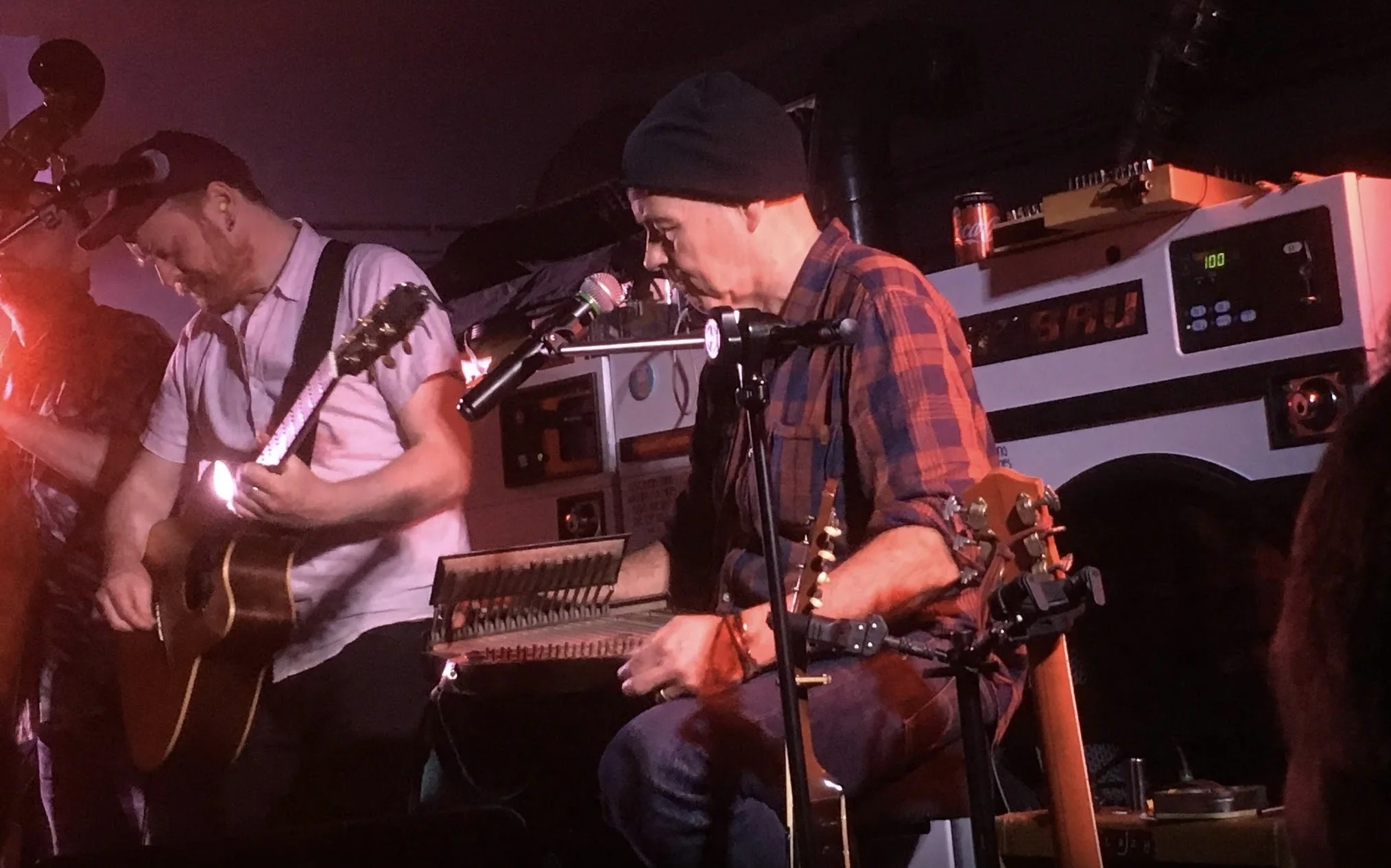 Singing amongst the washing machines at the Old Cinema Launderette