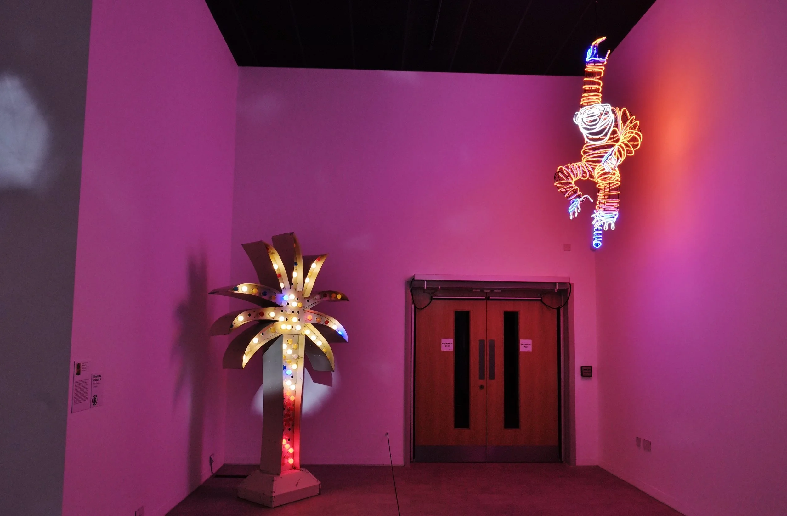 Two light installations at The Light