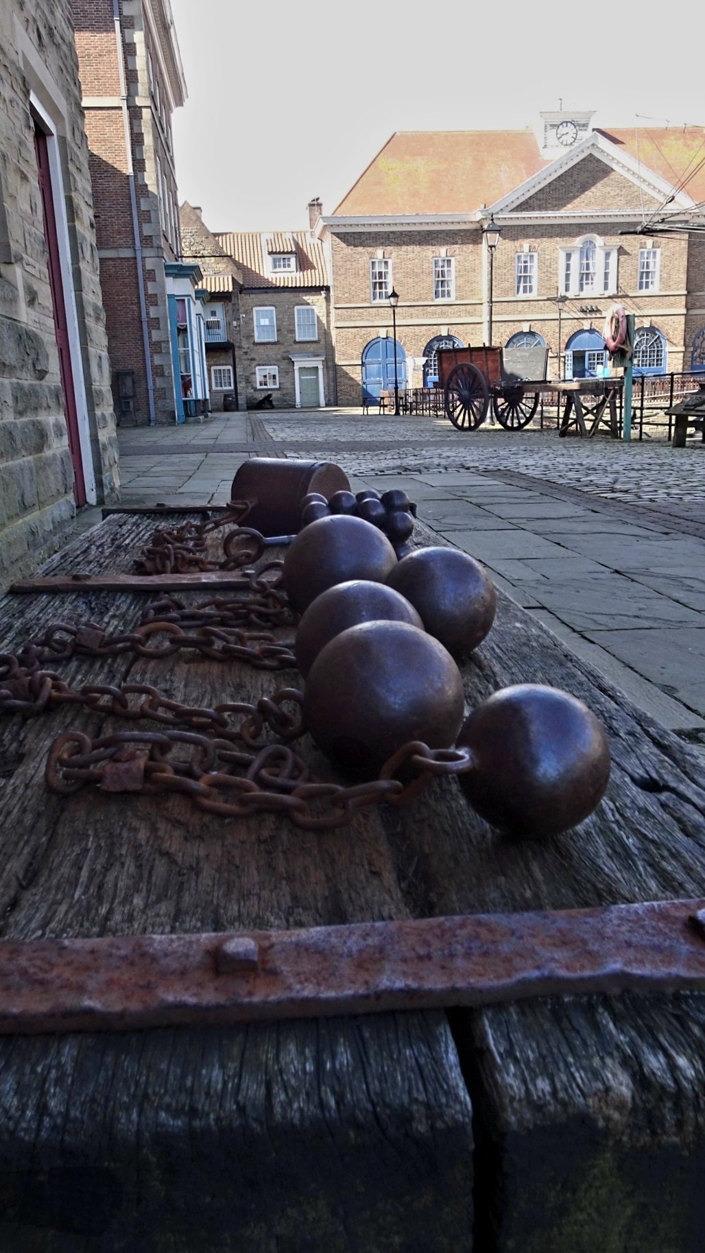The historic quay at Hartlepool's naval museum