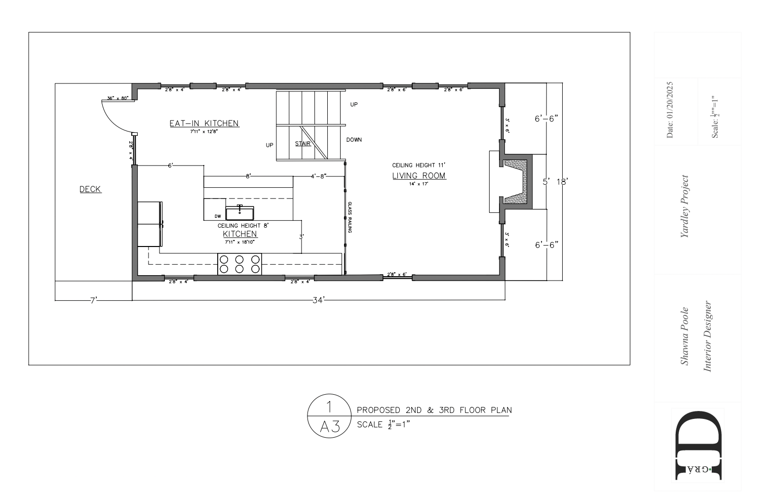 Custom Build Floor Plans- Yardley, PA
Developer needed architect ready CAD plans for city approvals.