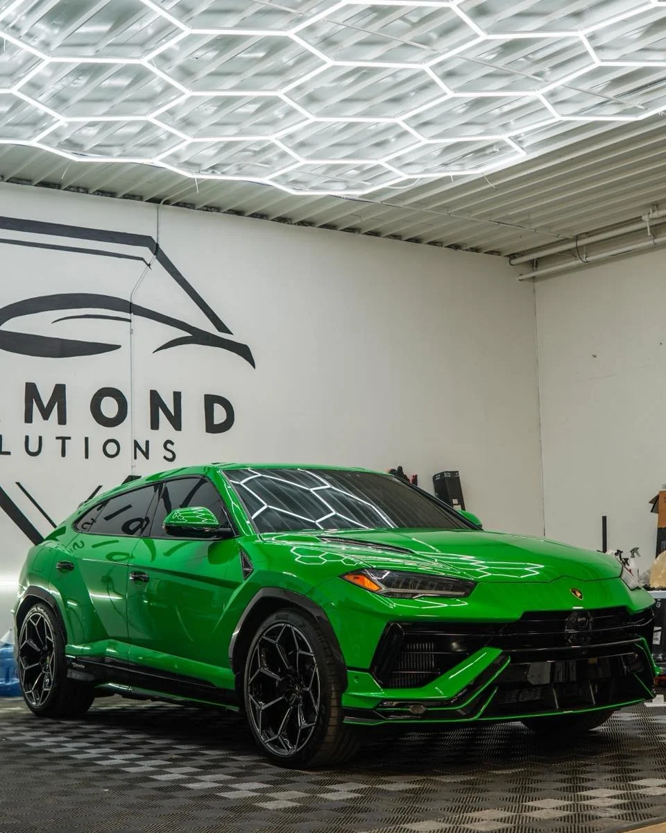 🔥 Lamborghini Urus Performante | Full Front PPF + Ceramic Package 🔥

This Urus Performante just received the ultimate protection package. We started with Full Front Paint Protection Film to shield the paint from rock chips and road debris, then fin