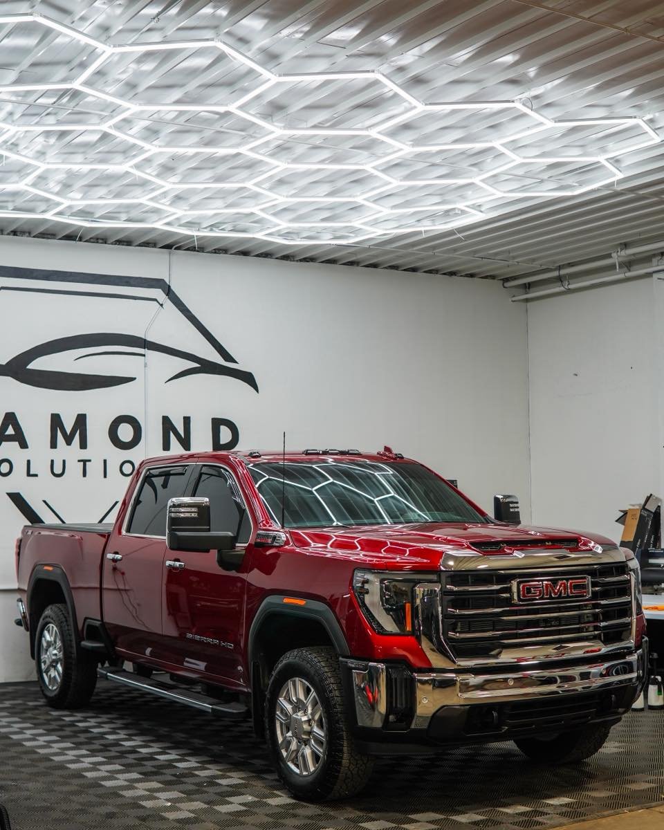 2025 GMC Sierra received all the protection! 
 -5 Year Ceramic Coating
 -Wheel Ceramic Coating
 -Interior Ceramic Coating 
 -20% Tint, 5% SunStrip 

Want the same treatment for your vehicle? 
Contact us today for a free quote!
☎️(330)-284-5191
⏰Monda