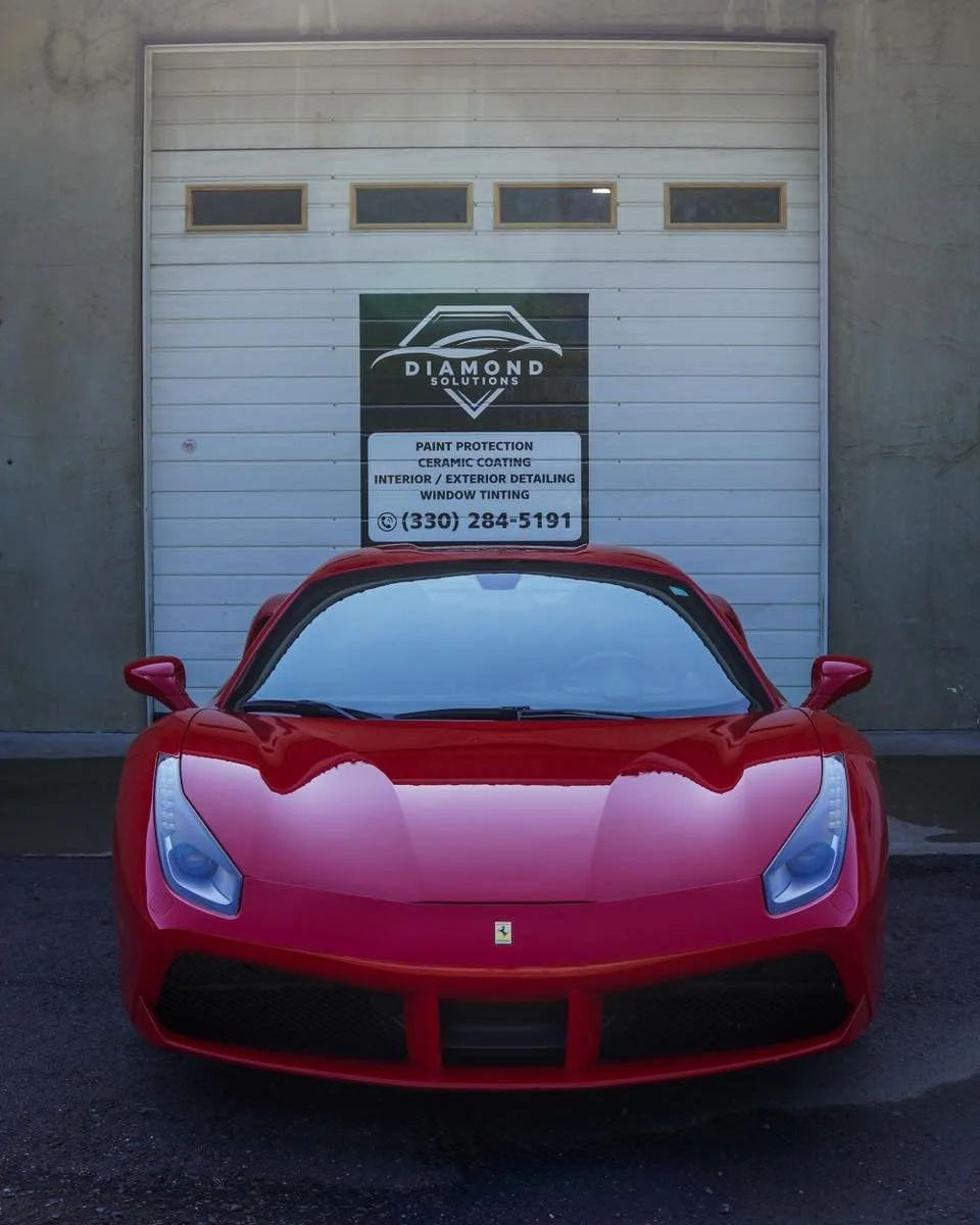 Ferrari 488 in for a full refresh 🔥

This one came in needing some attention, now it&rsquo;s dialed in and ready for car season!

&bull; Full paint polish bringing back insane depth &amp; gloss
&bull; Complete interior reset, back to that factory fe
