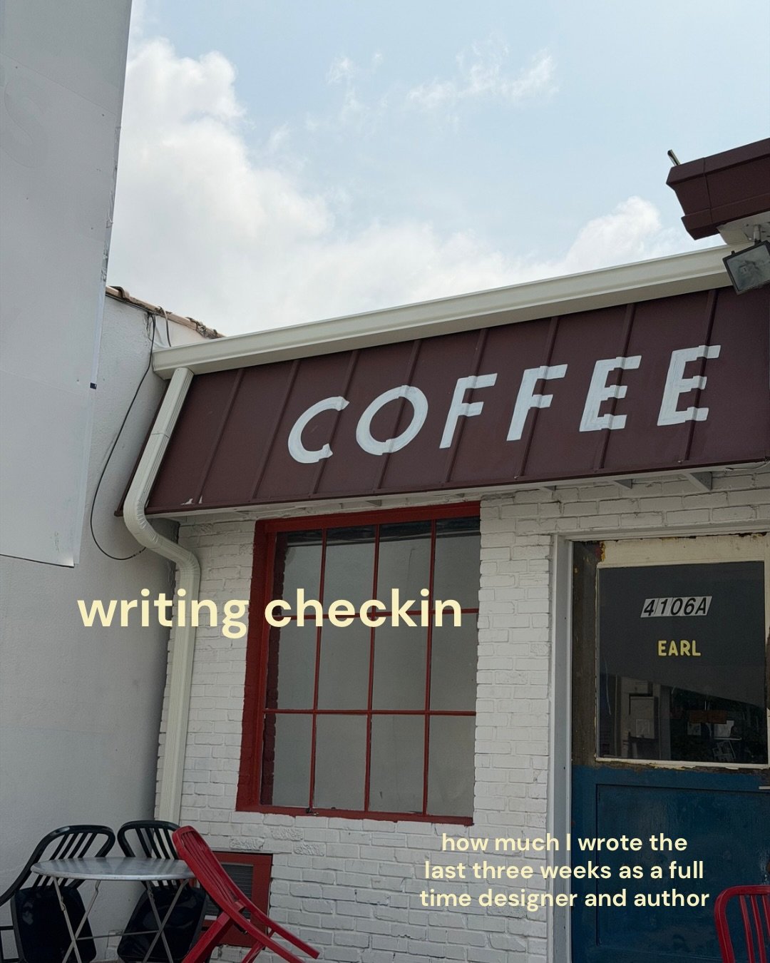 Just a little checkin for my author/writer friends! Reminding myself daily that this isn&rsquo;t a sprint, I&rsquo;m aiming for great words, not as many as possible as fast as possible. Some days flow easier than others, and that&rsquo;s perfectly ok