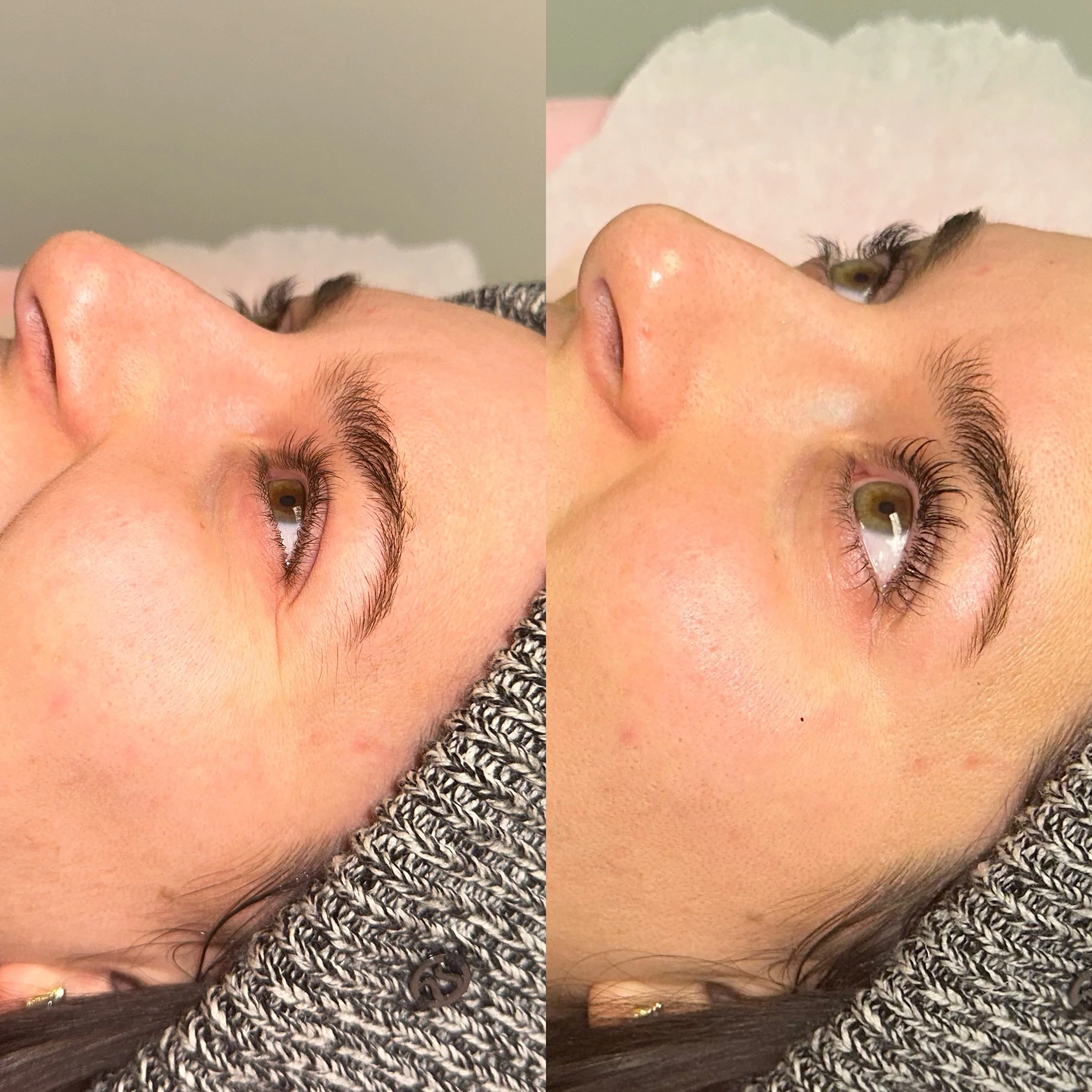 BEFORE & AFTER LASH LIFT AND TINT