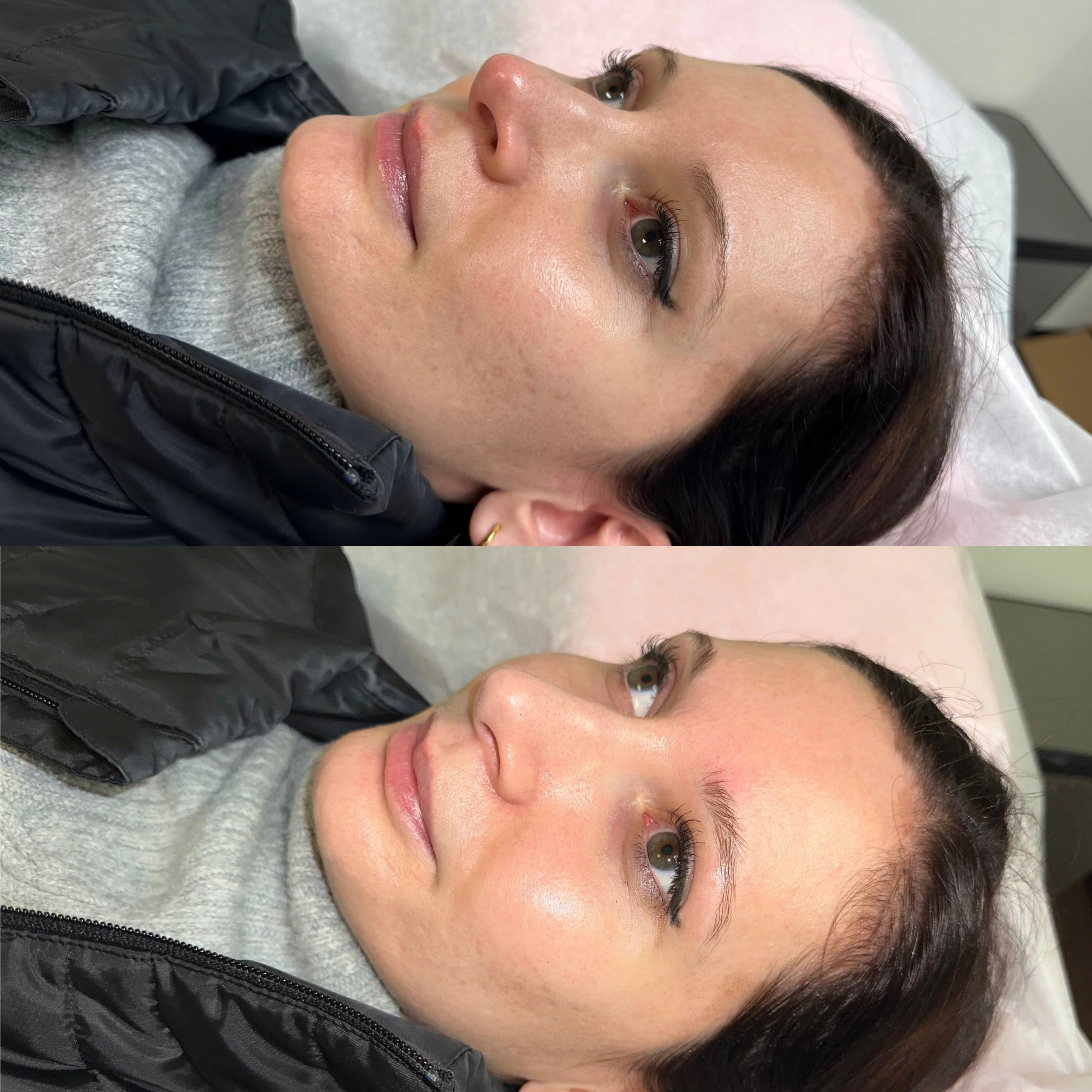 BEFORE & AFTER BROW LAMINATION + TINT + WAX