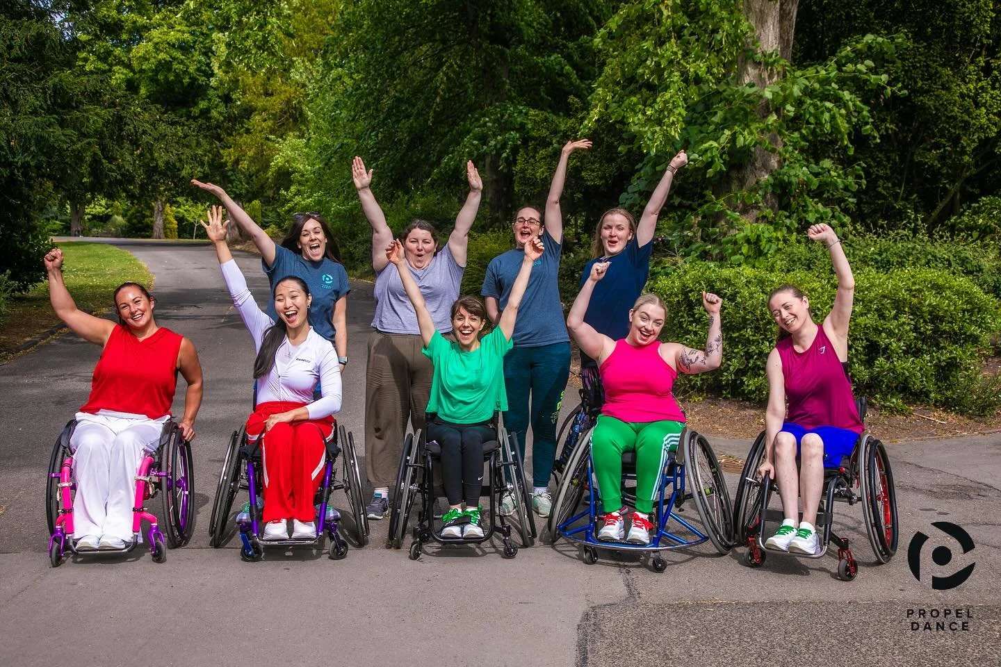 💫 We are Propel Dance 💫
The UK’s first and only professional wheelchair dance company – based right here in the West Midlands ✨
We make ambitious, joyful dance theatre that fuses contemporary dance with para dance sport, putting wheel