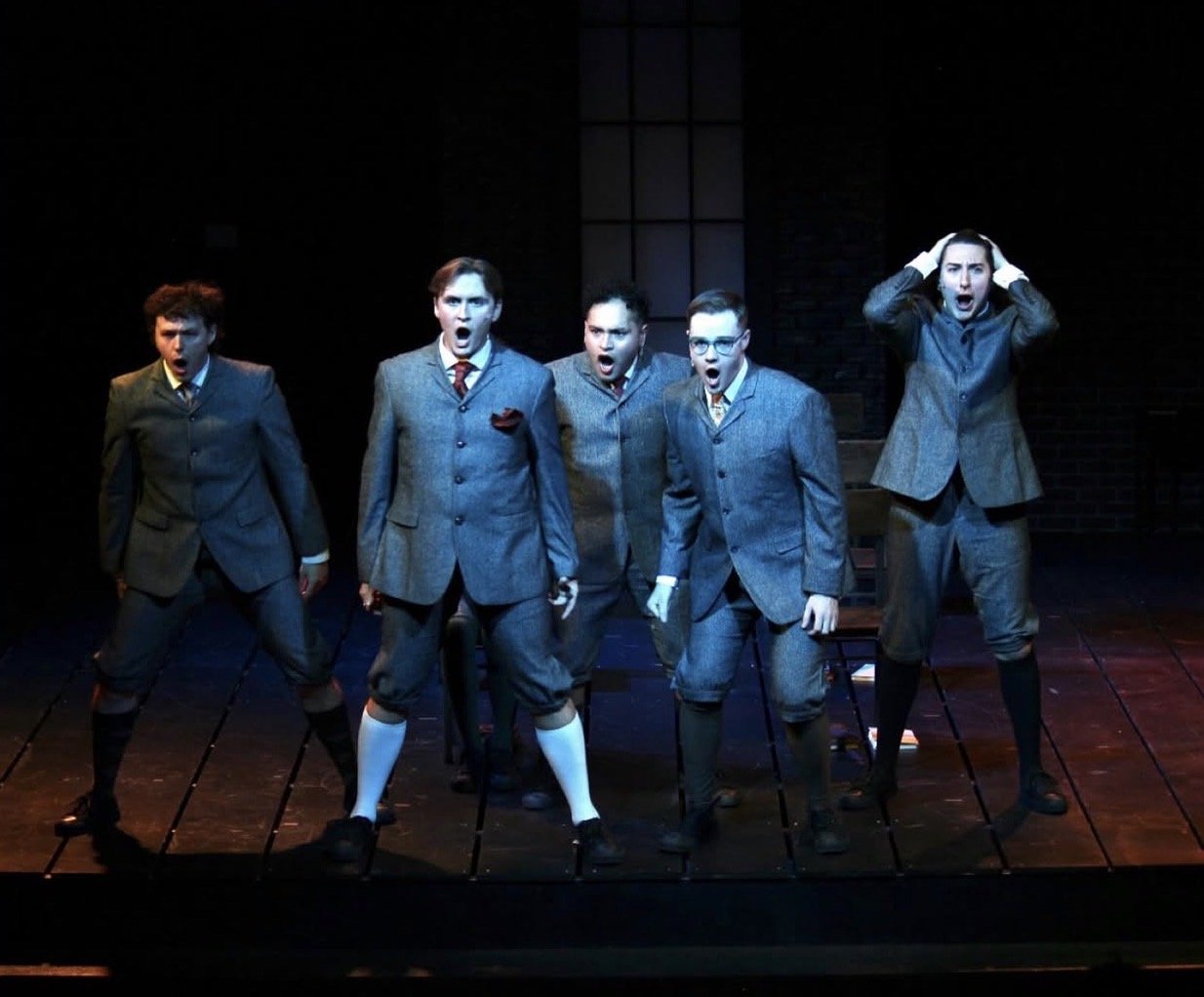 Angel Sigala as Moritz in Relic Theatre Company's Spring Awakening directed by original Broadway cast member Robi Hager