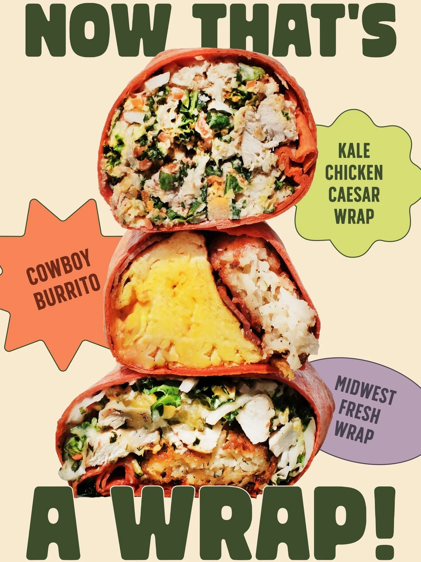 Wraps are sooo hot rn 🔥 good thing our wraps have always been made to order with fresh, whole food ingredients and signature sauces 😮&zwj;💨