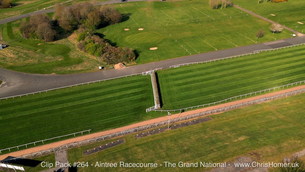 Close-Up Detail: Intricate shots highlighting the details of the racecourse and its iconic fences.
