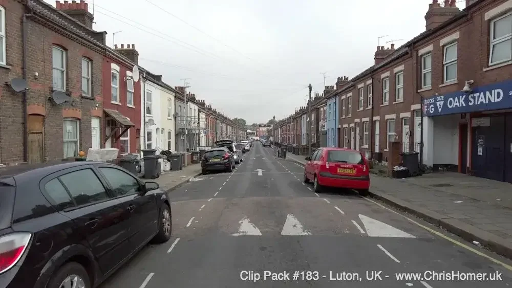 Luton UK Stock Video Footage