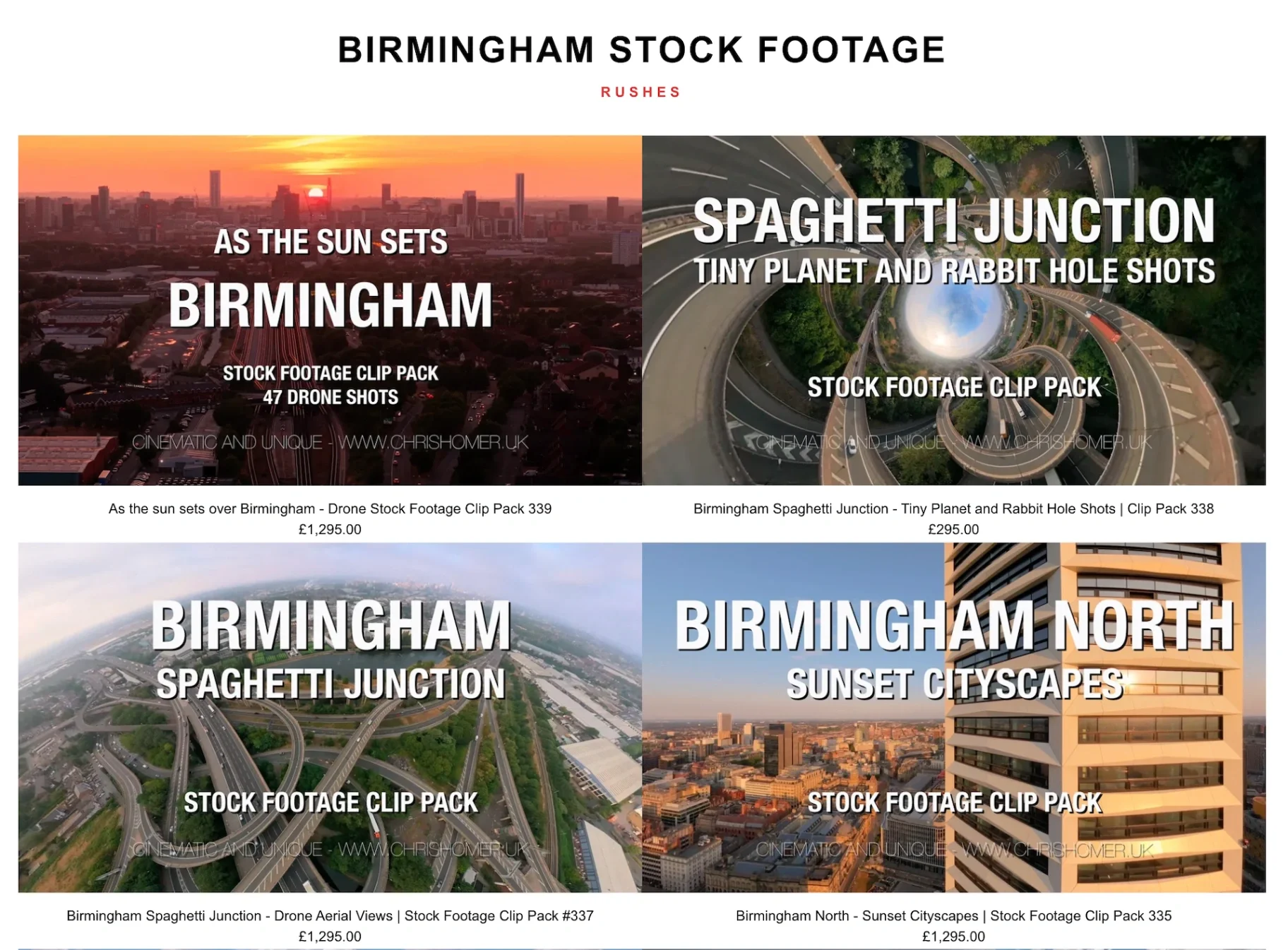 New Birmingham Stock Footage Rushes: Sunset Cityscapes, Spaghetti Junction, and Massive Archive Discounts