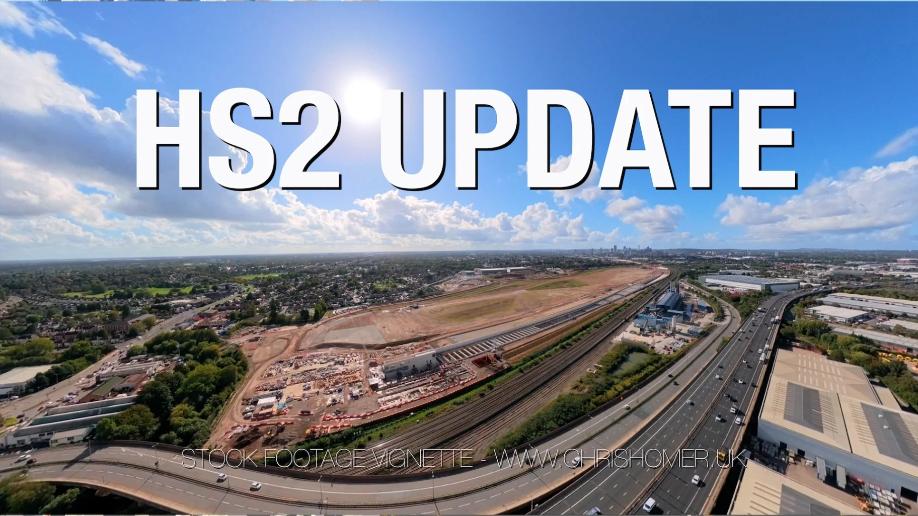 HS2 Construction - Stock Video Footage