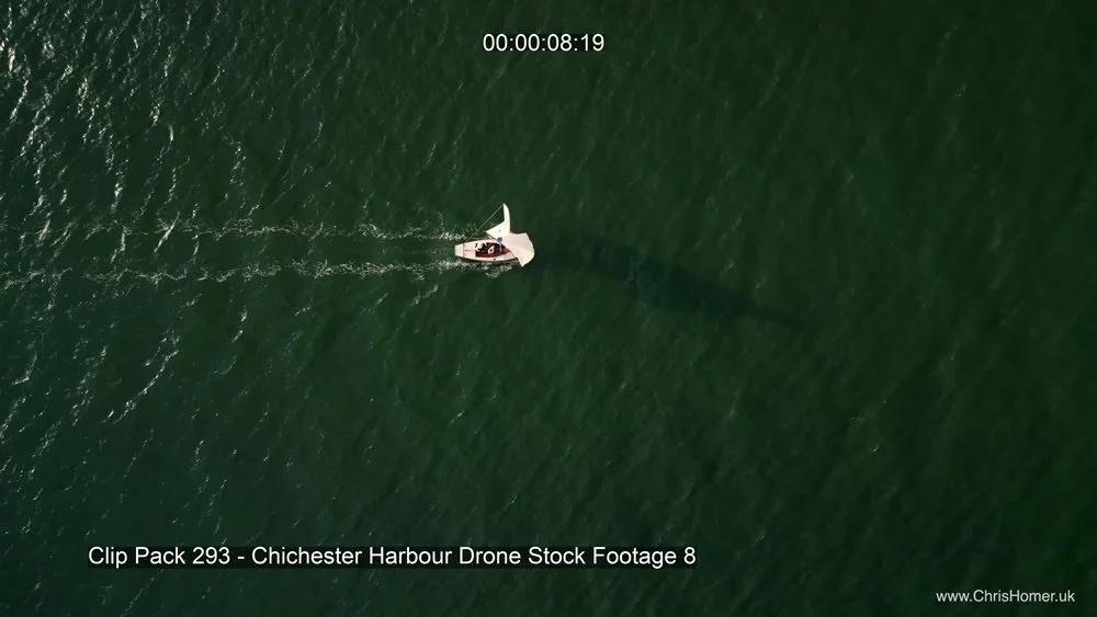 Chichester Harbour 4K Drone Stock Video Footage