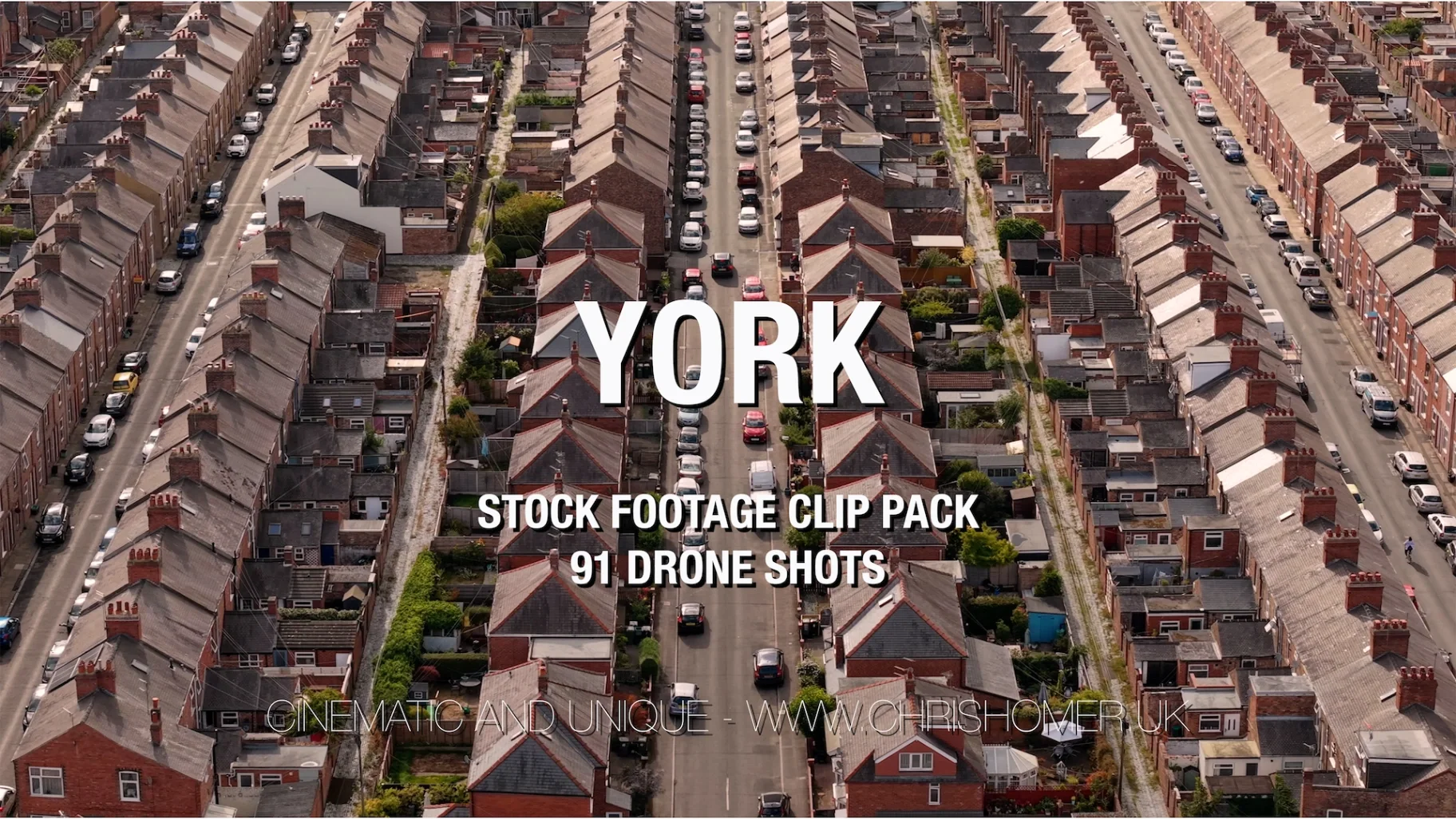 York drone stock video footage