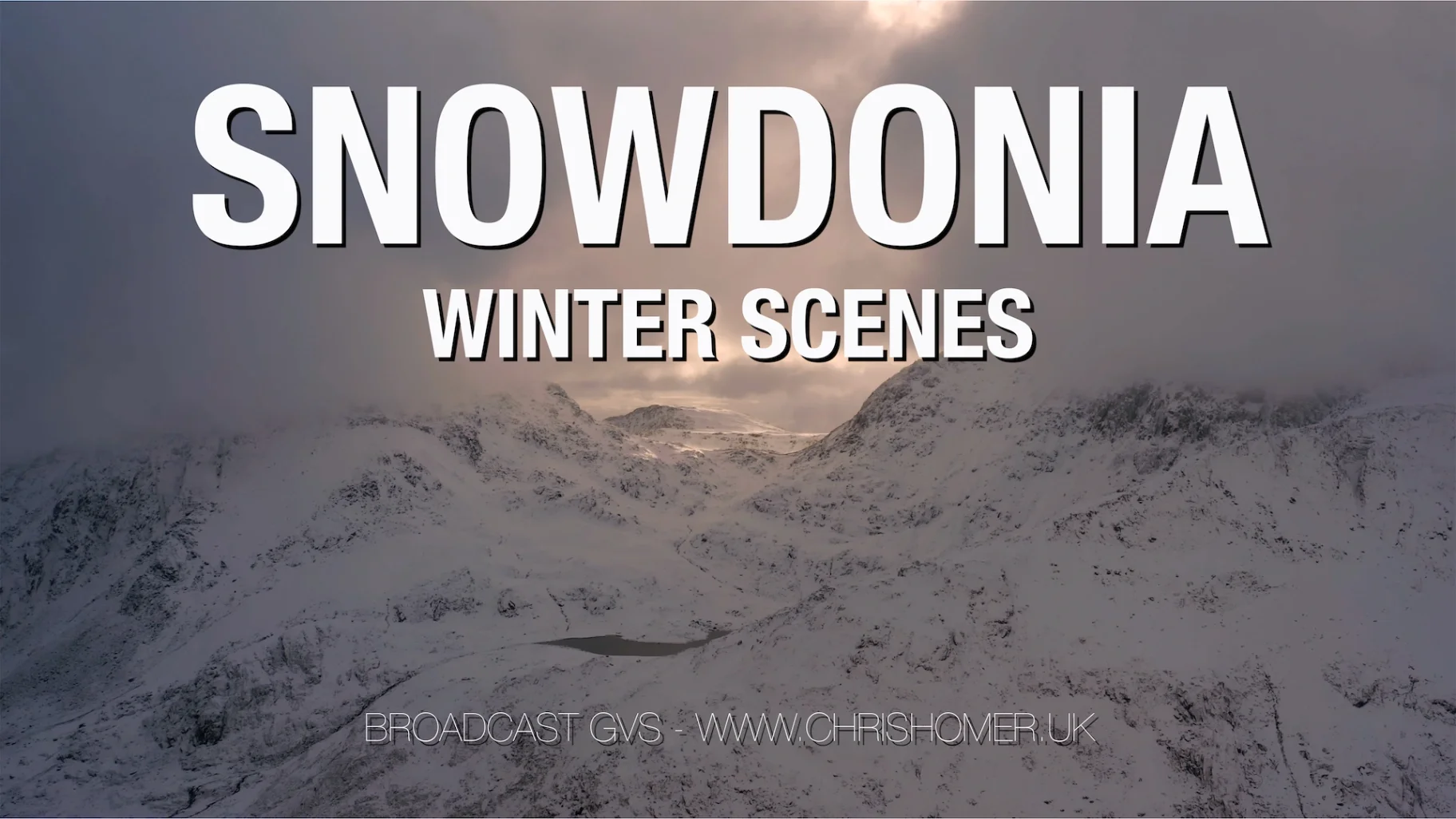 Snowdonia National Park Stock Video Footage -  Winter