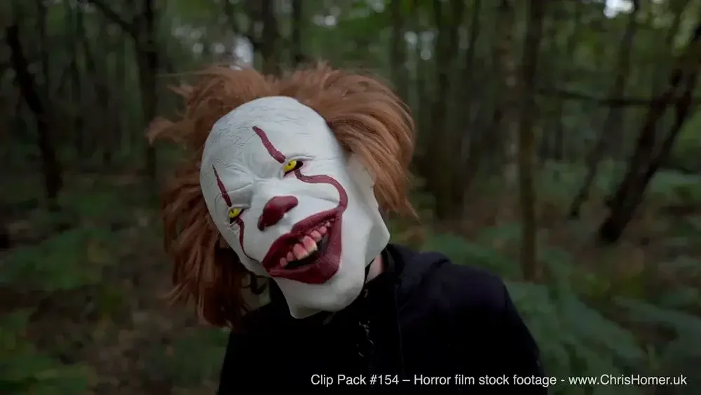 Horror film stock video footage