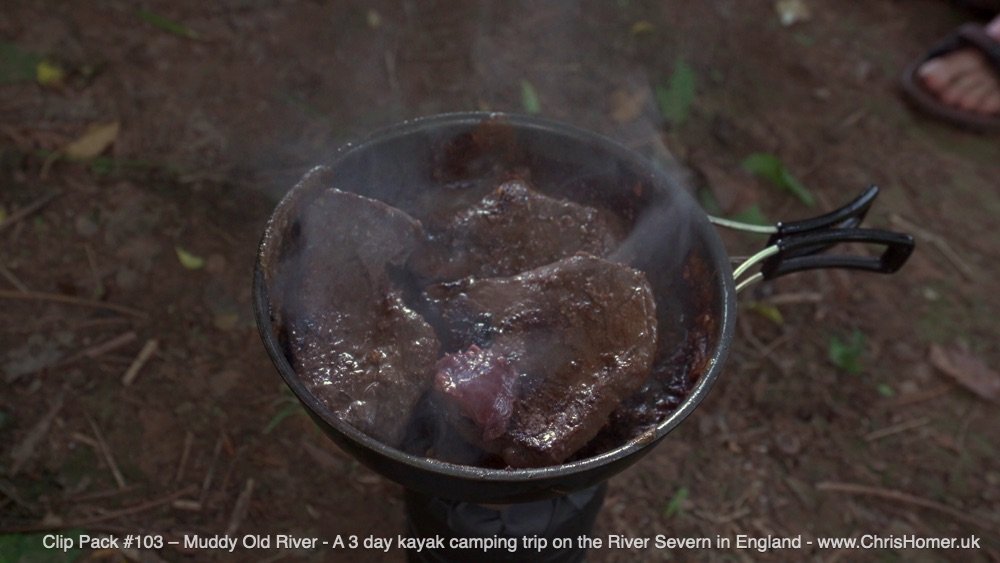 Camping cooking stock video footage for royalty free download