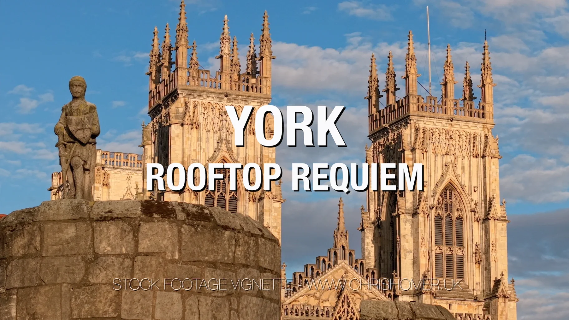 York Rooftop Requiem Stock Footage Vignette
