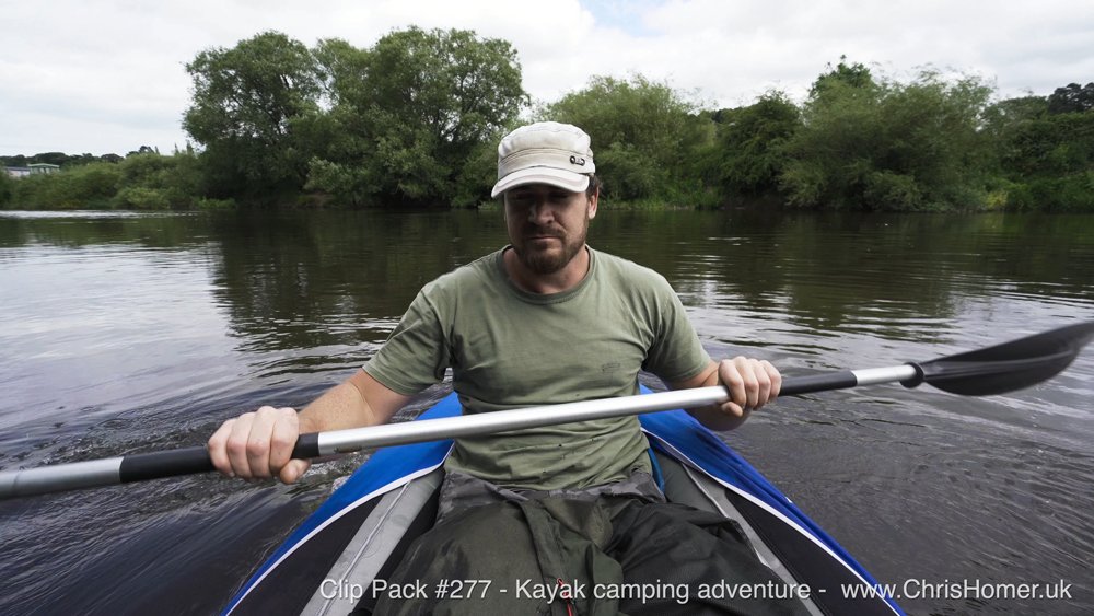 Kayak Camping Adventure Stock Footage