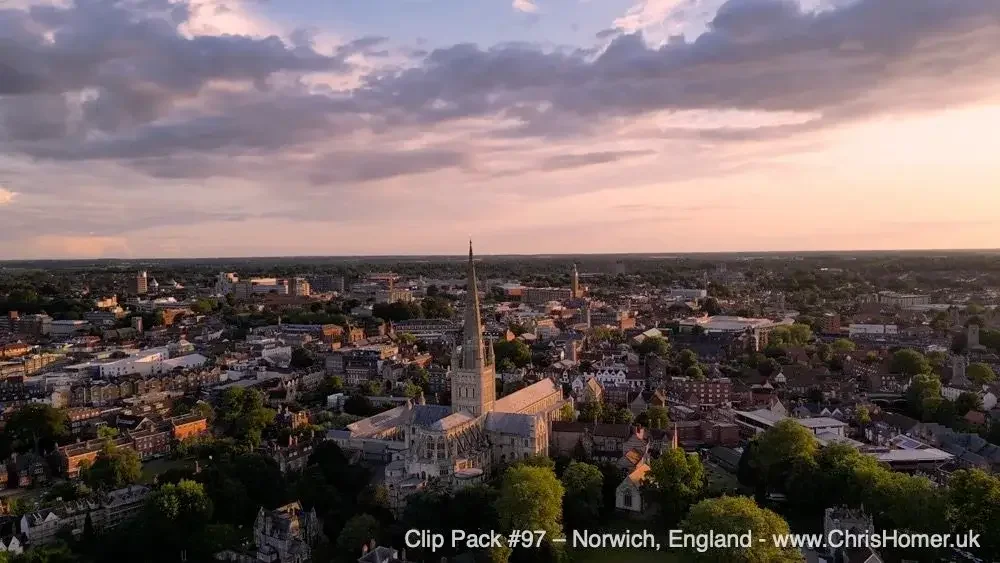 Clip Pack #97 - Norwich, England - Stock Video Footage