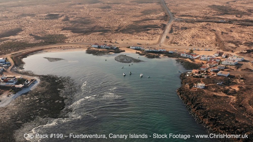 Fuerteventura El Cotillo, Canary Islands β Drone Stock Footage