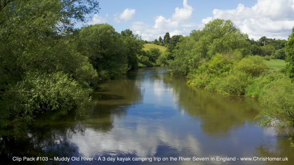 River Severn stock video footage for royalty free download