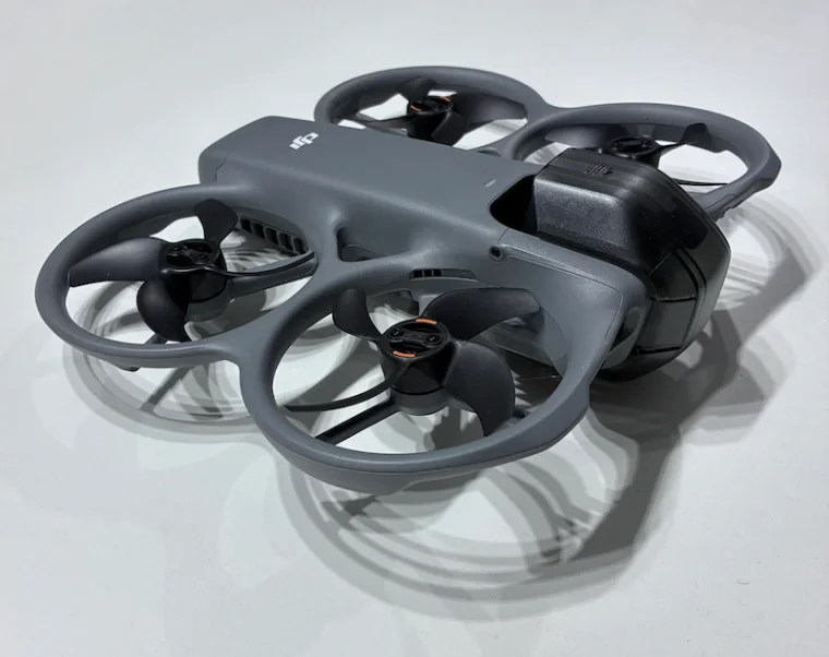 DJI Avata 360 with camera cover on