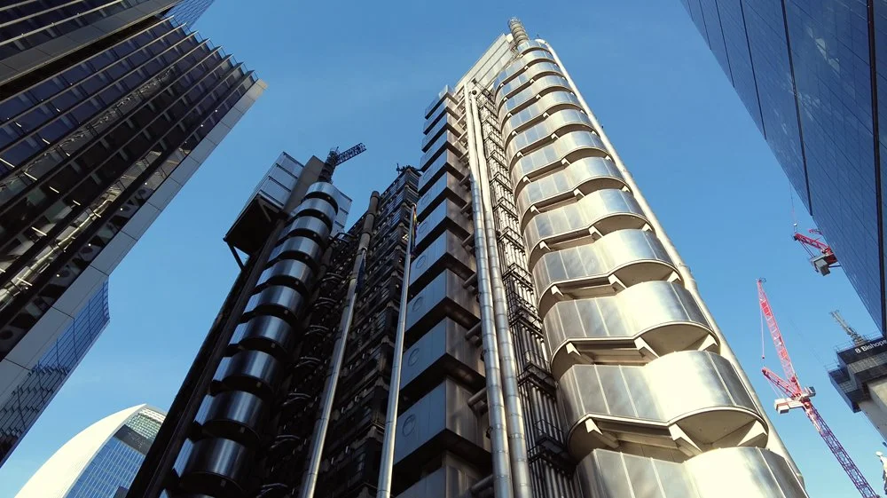 Amazing modern architecture in London, uK - stock video footage