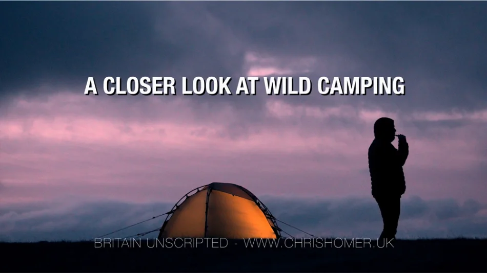 wild camping macro video footage