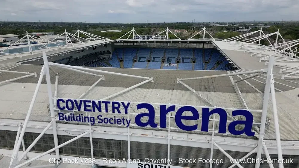 Coventry Building Society Arena - Ricoh Arena Stock Video Footage