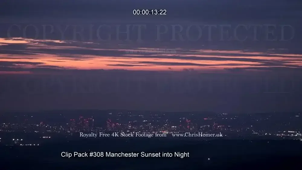 Kinder Scout Manchester Timelapse Stock Video Footage