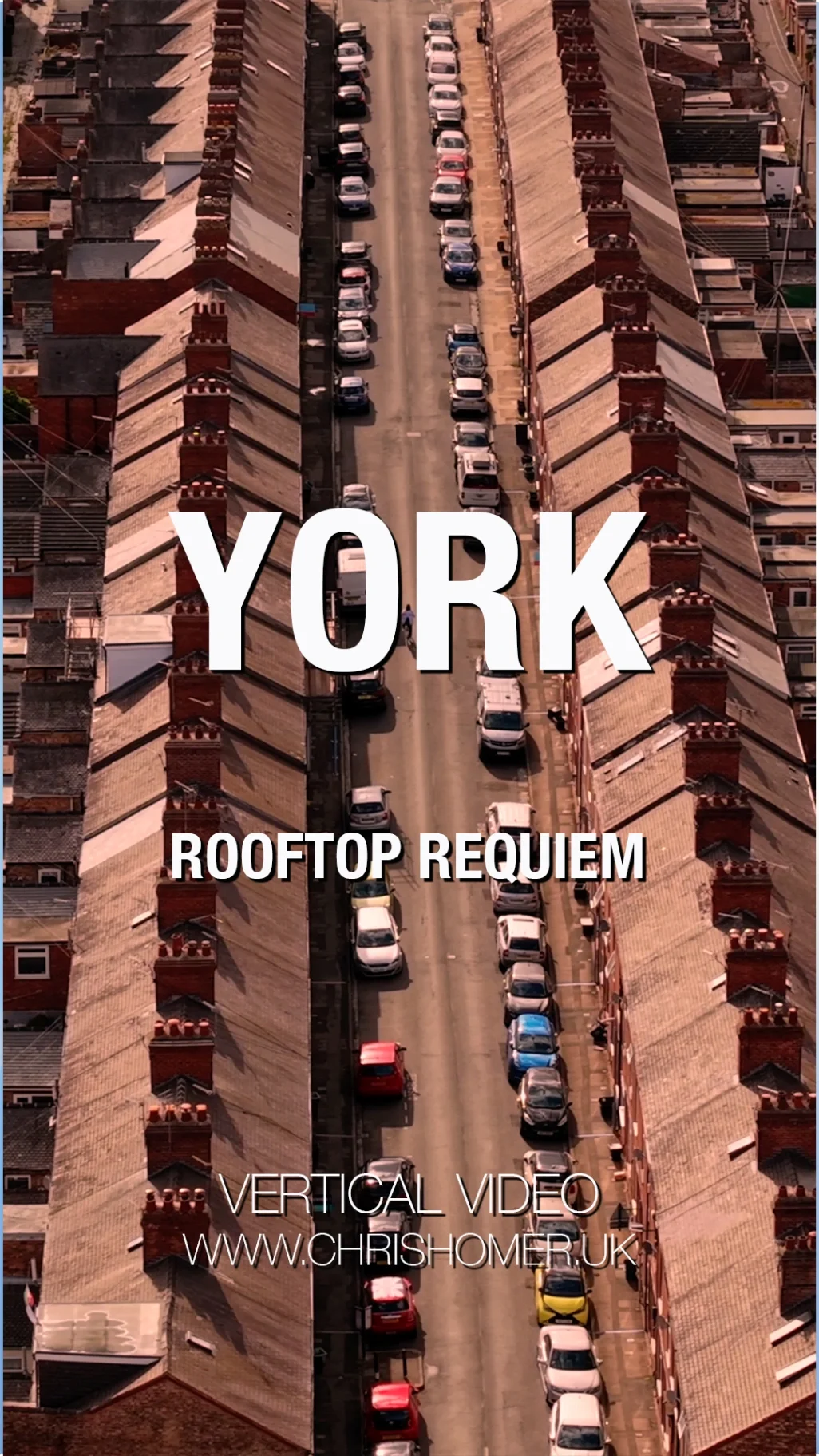 York vertical drone stock footage