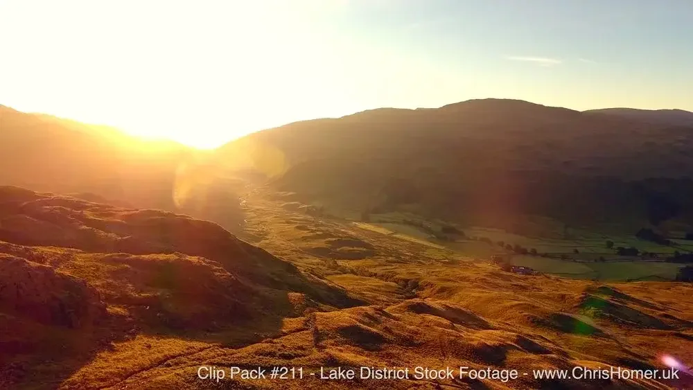 Lake District stock video footage