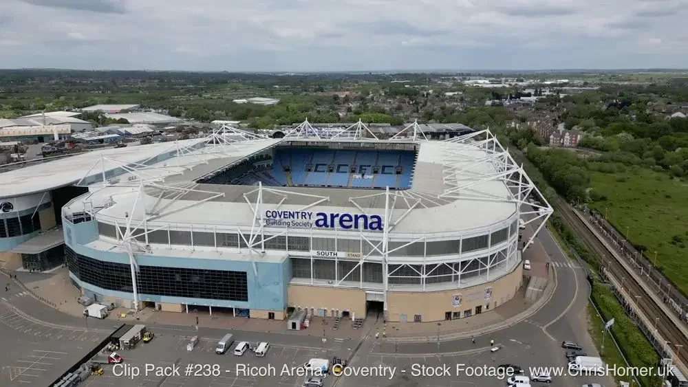 Coventry Building Society Arena - Ricoh Arena Stock Video Footage