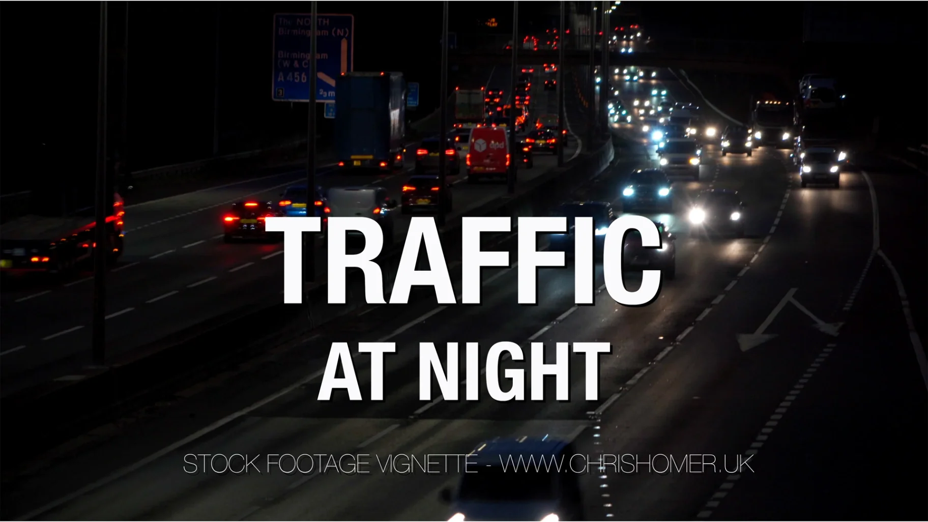Traffic at Night | Stock Footage Vignette