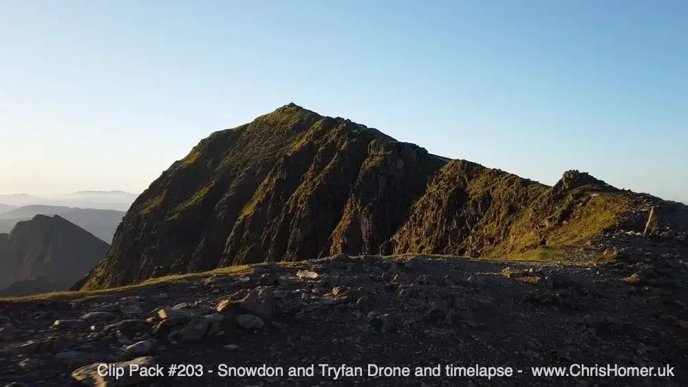 Clip Pack #203 – Snowdon and Tryfan Drone & Timelapse Stock Footage