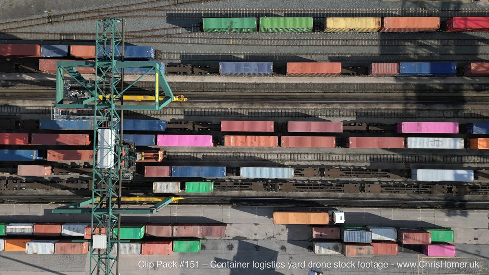 Shipping and logistics stock footage