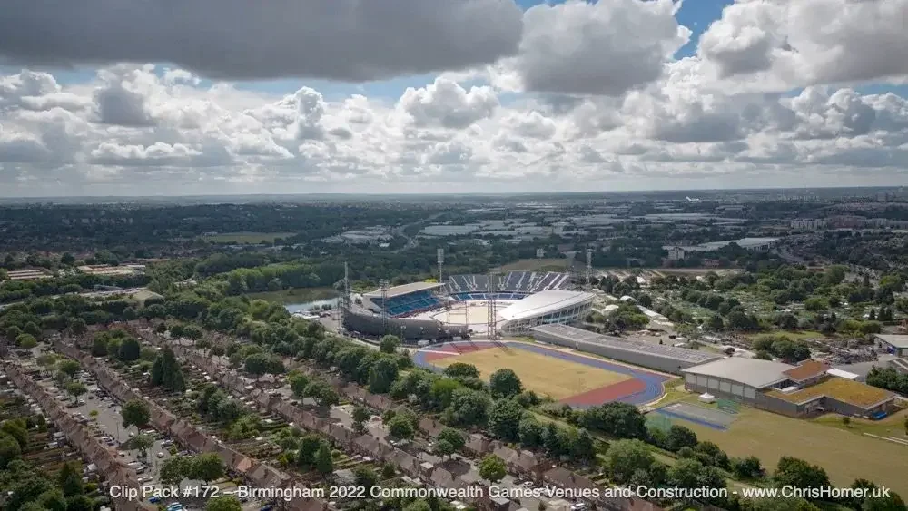 Clip Pack #172 - Birmingham 2022 Commonwealth Games Venues | Stock Video Footage