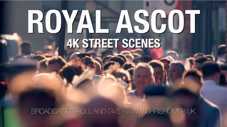Royal Ascot Broadcast Stock Video Footage