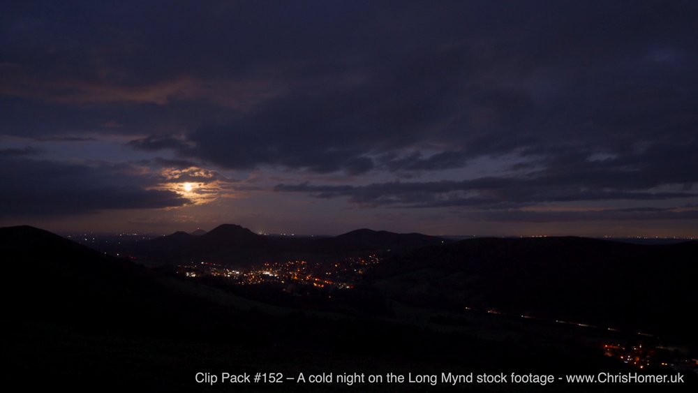 The Shropshire Hills and landscape views of Church Stretton by drone stock footage