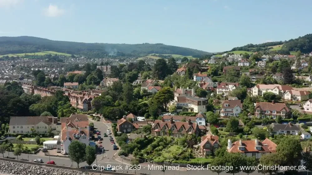 Minehead Somerset Stock video Footage
