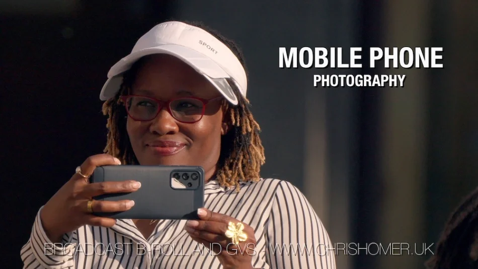 Mobile phone photography stock video footage